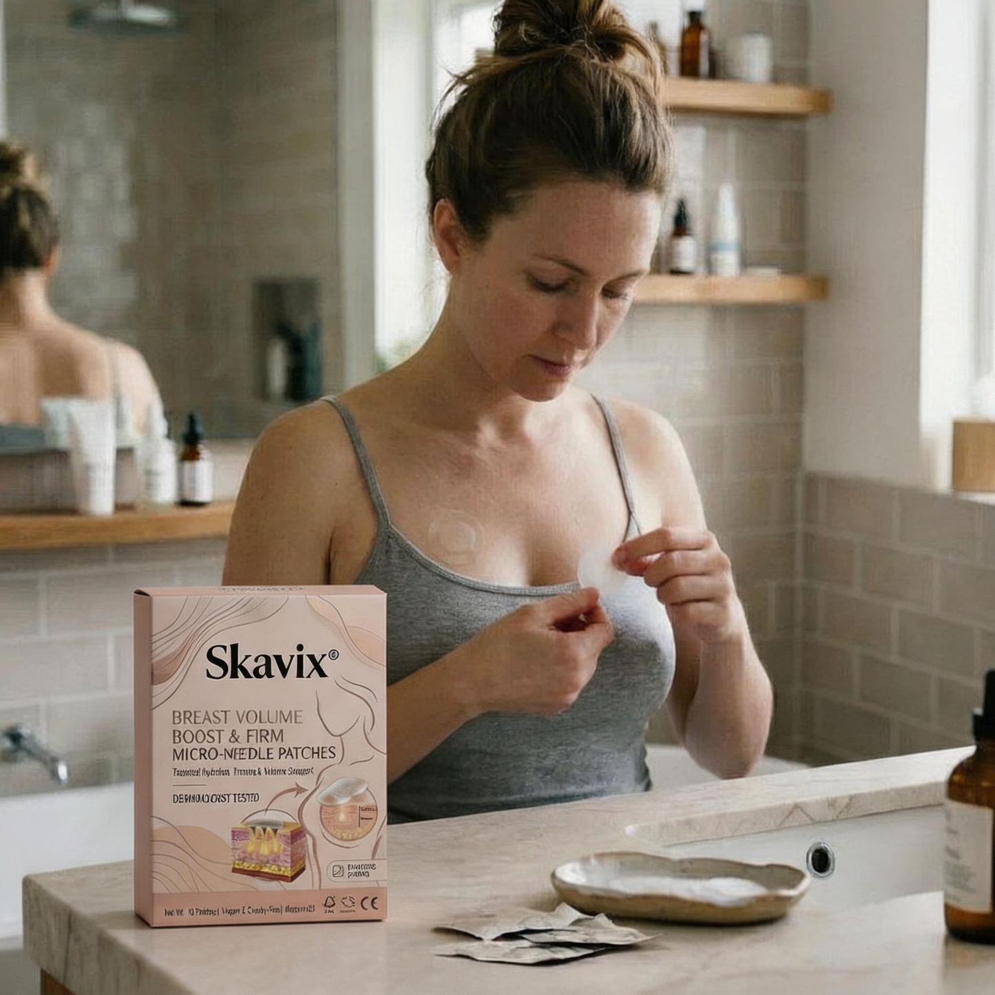 š„Limited-time 60% sale--Skavix Targeted Breast Enhancement Advanced Nano-Microneedle Patches