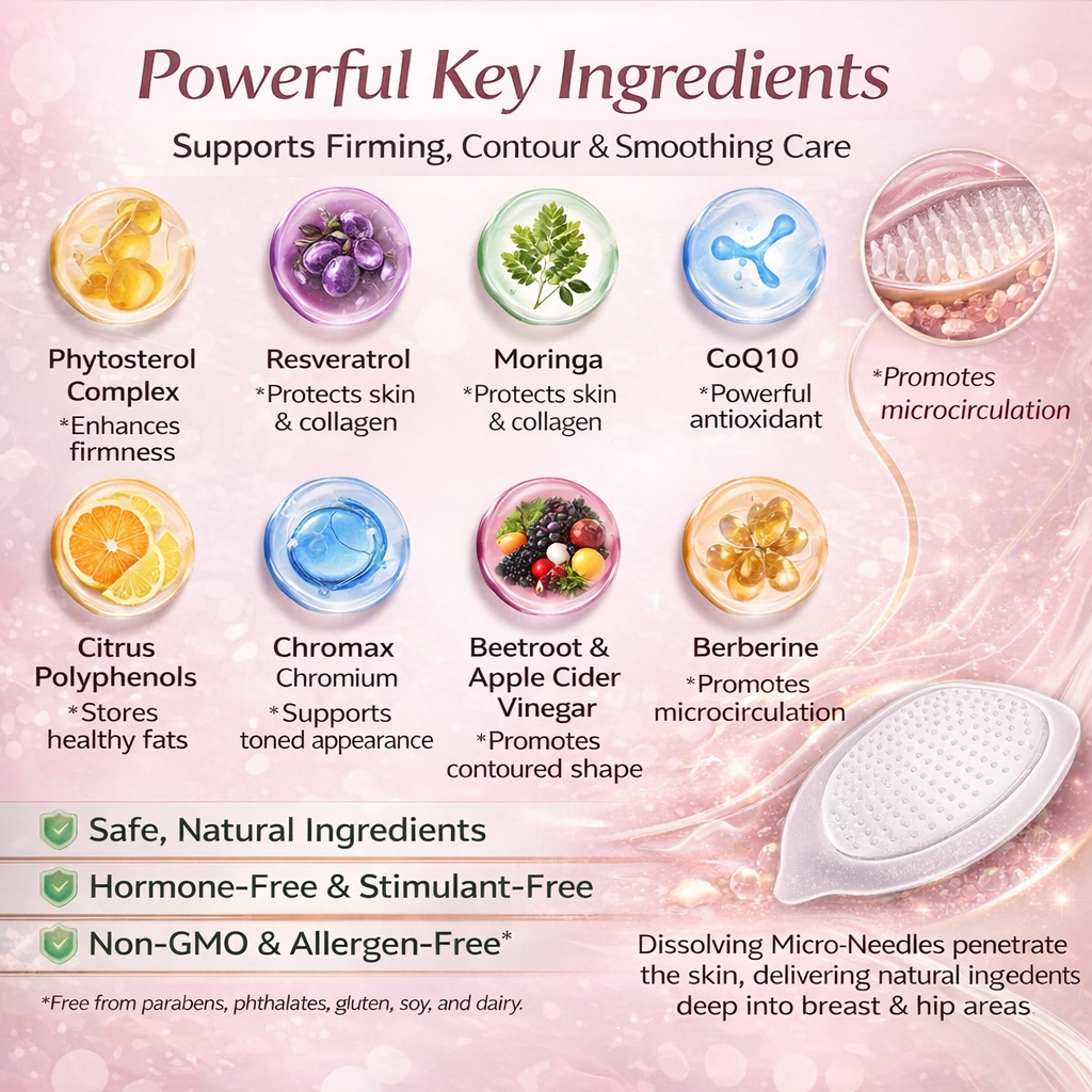 💖 Official Store | Nexisify™ CURVLIFT Breast & Hip Micro-Needle Patch