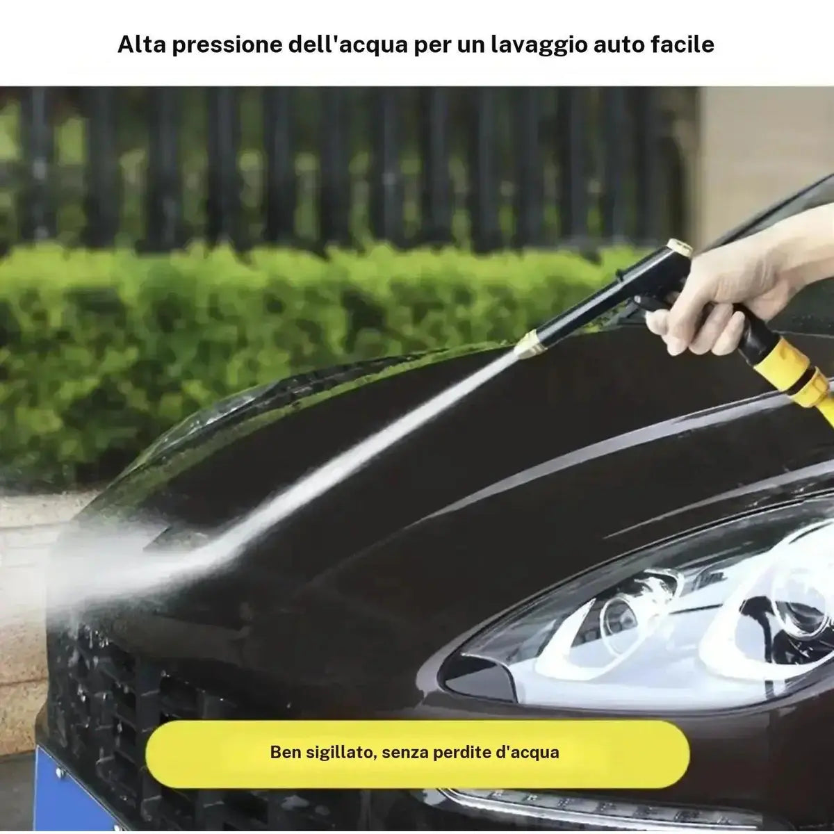 ⏰Last 4 hours Sale:Portable High Pressure Water Sprayer, Adjustable Garden Hose Nozzle Sprayer, Car Washing & Maintenance Tool, Pet Cleaning Tool