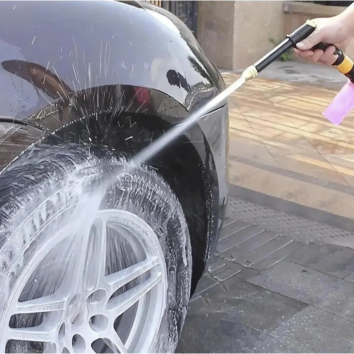 ⏰Last 4 hours Sale:Portable High Pressure Water Sprayer, Adjustable Garden Hose Nozzle Sprayer, Car Washing & Maintenance Tool, Pet Cleaning Tool