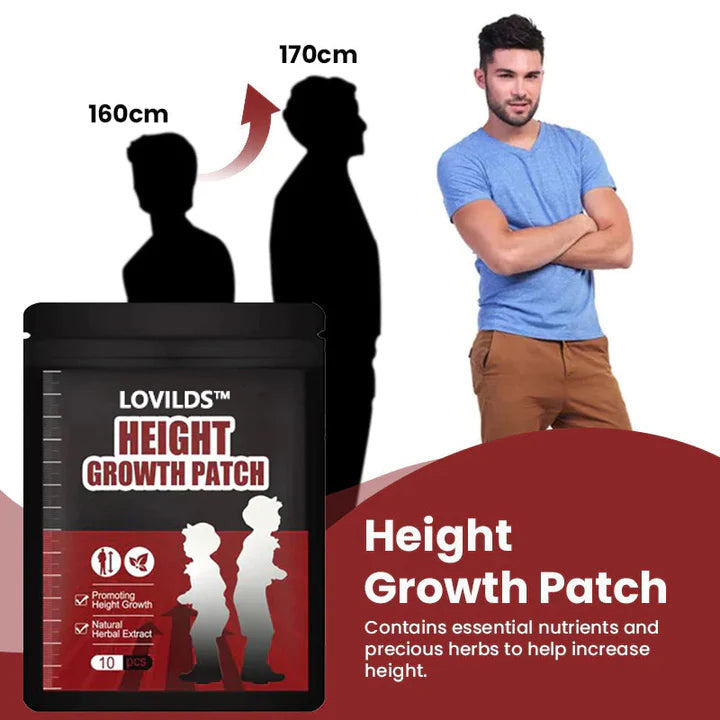 🔥Limited-Time 49% OFF--LOVILDS™ Herbal Height Increasing Foot Patch🌿 - Awaken Pituitary Growth Hormone