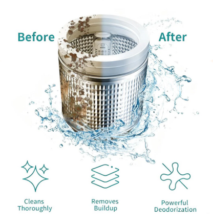 🔥Enjoy 49% OFF today--NESLEMY-E-Friendly Washing Machine Cleaner Tablets – Deep Clean Washer Odors, Residue & Pet Hair Buildup-RH