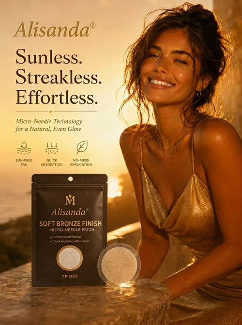 🔥Limited-Time 49% OFF--𝐴𝑙𝑖𝑠𝑎𝑛𝘥𝘢® Soft Bronze Finish Transdermal Tanning Patch