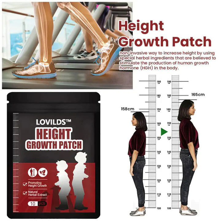 🔥Limited-Time 49% OFF--LOVILDS™ Herbal Height Increasing Foot Patch🌿 - Awaken Pituitary Growth Hormone