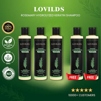 🔥Final 3 Hours: 70%OFF🔥LOVILDS® Rosemary Hydrolyzed Keratin Shampoo