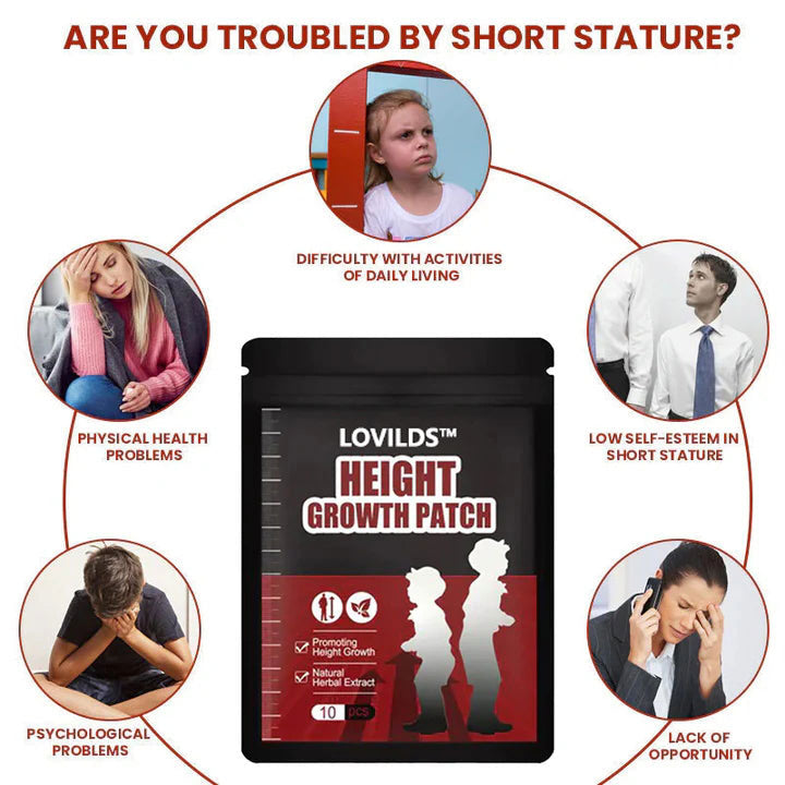 🔥Limited-Time 49% OFF--LOVILDS™ Herbal Height Increasing Foot Patch🌿 - Awaken Pituitary Growth Hormone