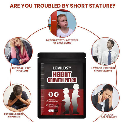 🔥Limited-Time 49% OFF--LOVILDS™ Herbal Height Increasing Foot Patch🌿 - Awaken Pituitary Growth Hormone