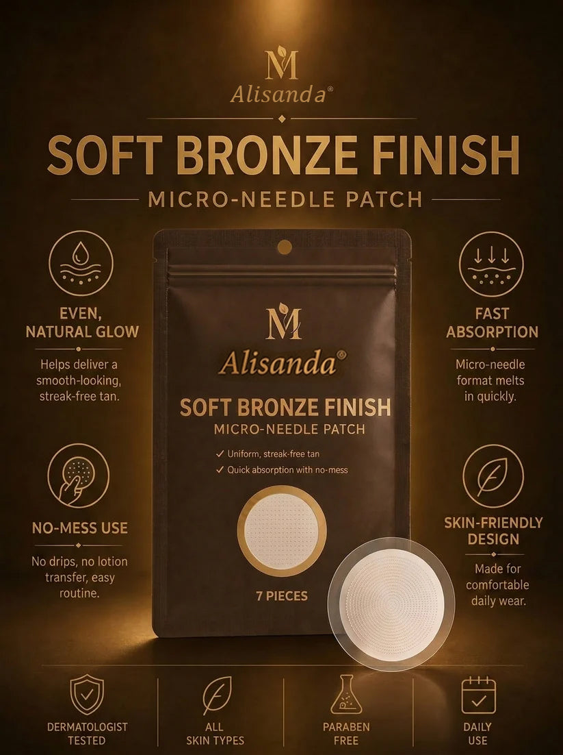 🔥Limited-Time 49% OFF--𝐴𝑙𝑖𝑠𝑎𝑛𝘥𝘢® Soft Bronze Finish Transdermal Tanning Patch