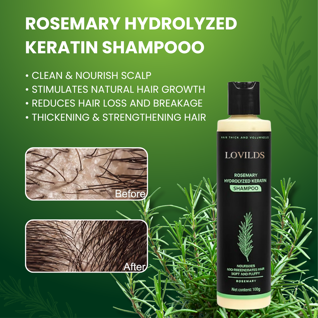 🔥Final 3 Hours: 70%OFF🔥LOVILDS® Rosemary Hydrolyzed Keratin Shampoo