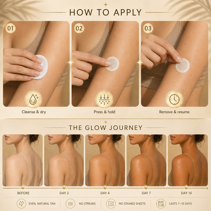 🔥Limited-Time 49% OFF🔥--LOVILDS Soft Bronze Finish Transdermal Tanning Patch
