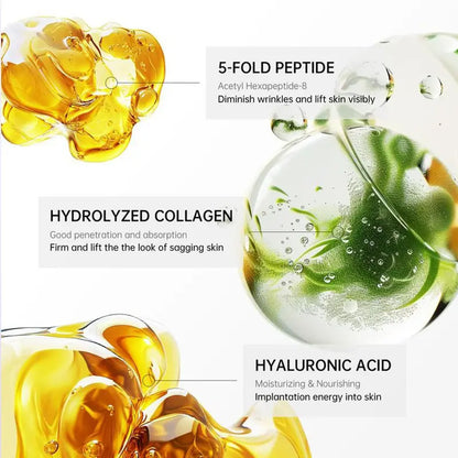 🔥Limited-time 60% sale🔥Sculpting Collagen Neck Cream with 5 Massage Rollers
