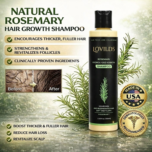 🔥Final 3 Hours: 70%OFF🔥LOVILDS® Rosemary Hydrolyzed Keratin Shampoo