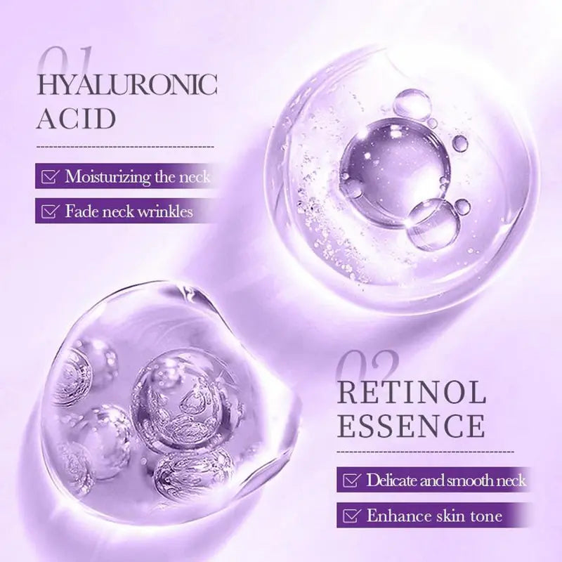 🔥Limited-time 60% sale🔥Sculpting Collagen Neck Cream with 5 Massage Rollers
