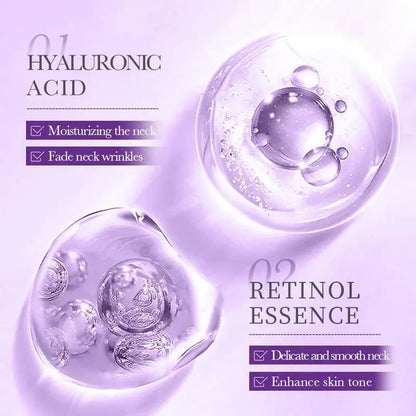 🔥Limited-time 60% sale🔥Sculpting Collagen Neck Cream with 5 Massage Rollers