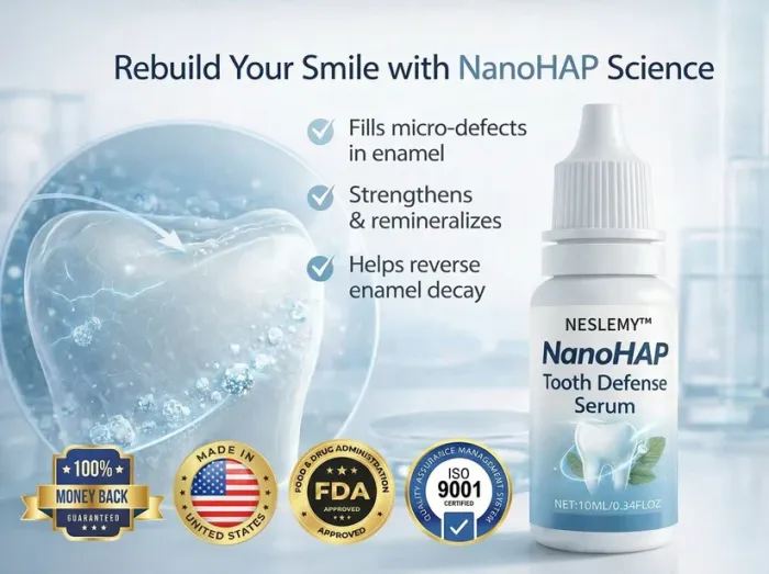 (🔥LAST DAY SALE 49% OFF🔥)NESLEMY™ NanoHAP Tooth Defense Serum