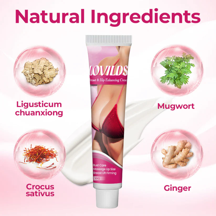 🔥Enjoy 49% OFF today-LOVILDS® Breast & Hip Enhancing Cream🌤️