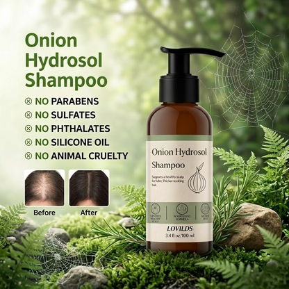 🌿 Onion Hydrosol Deep Clean Shower Duo – Scalp & Body Care