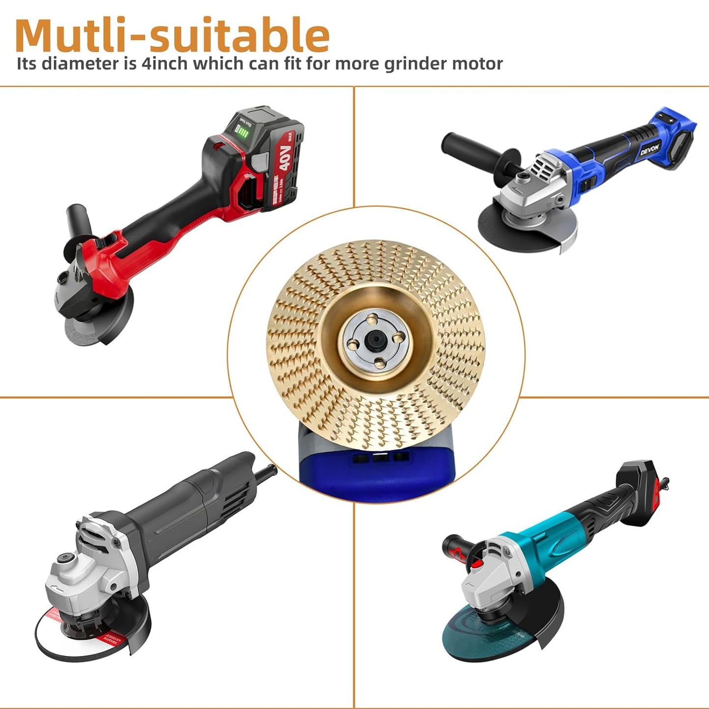 🔥 Buy One Get One Free | Heavy-Duty Wood Carving Disc Set (3PCS)
