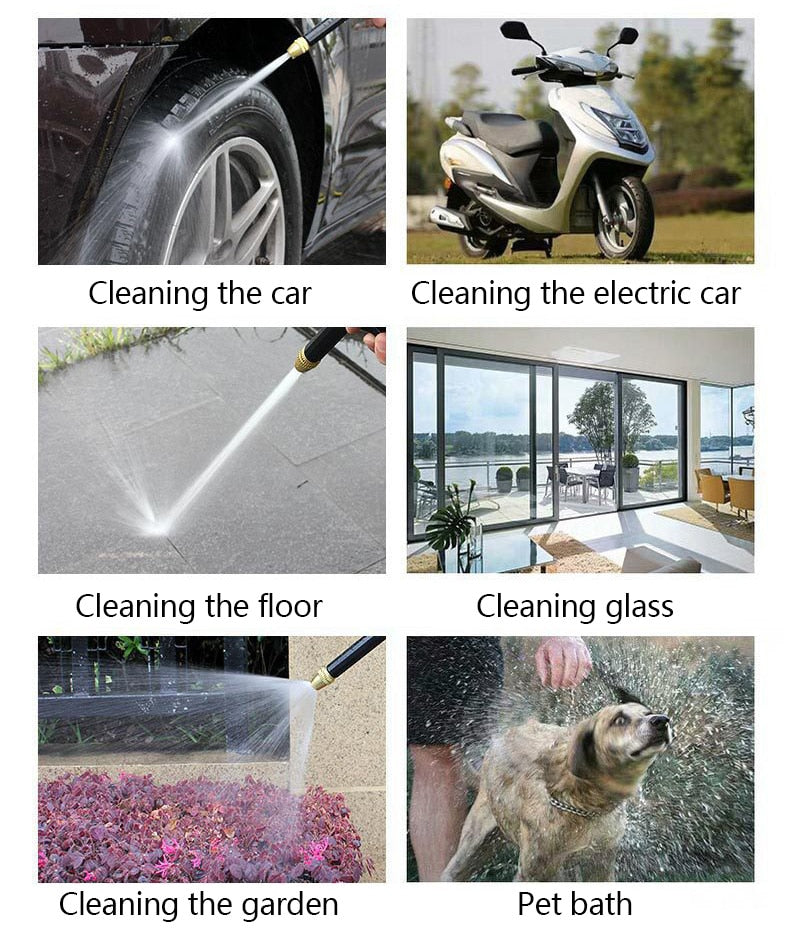 Power Pro: Portable High Pressure Water Gun for Easy Car Washing and Versatile Watering
