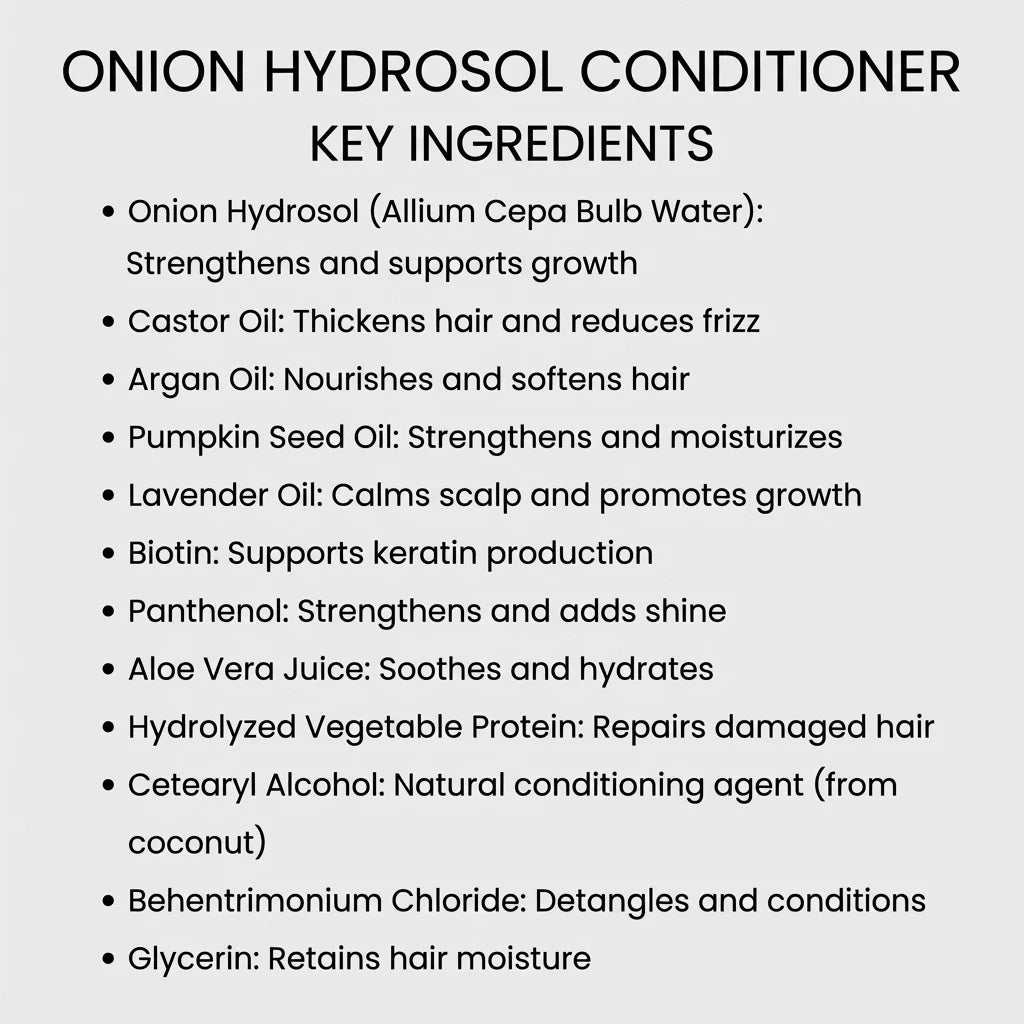 🌿 Onion Hydrosol Deep Clean Shower Duo – Scalp & Body Care