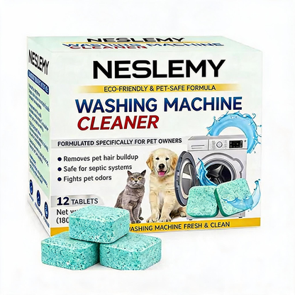 🔥Enjoy 49% OFF today--NESLEMY-E-Friendly Washing Machine Cleaner Tablets – Deep Clean Washer Odors, Residue & Pet Hair Buildup-RH
