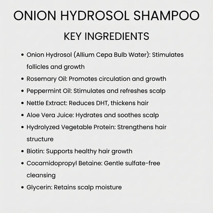 🌿 Onion Hydrosol Deep Clean Shower Duo – Scalp & Body Care