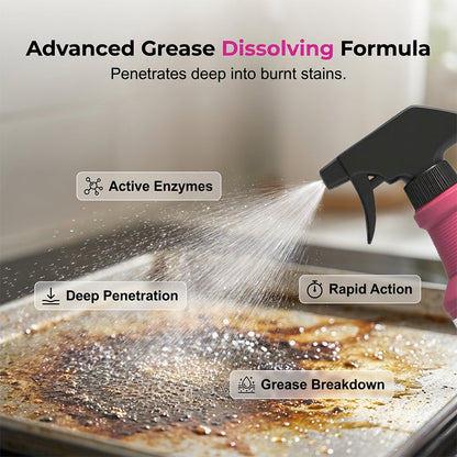NESLEMY  Upgraded 2.0:🔥Fast-Acting Heavy-Duty Grill Degreaser Spray🍢💦